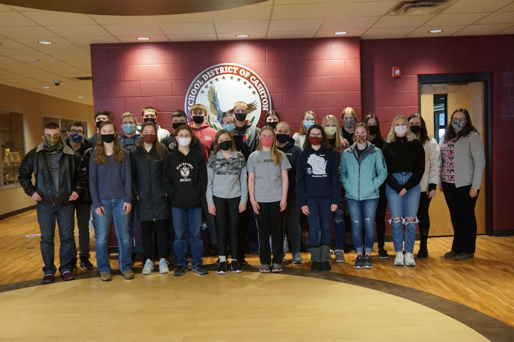 Cashton high school FFA members